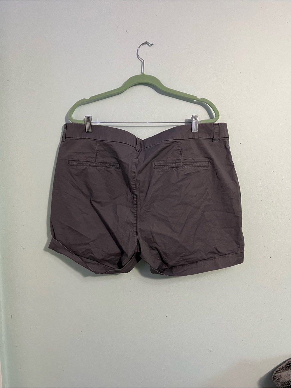 Light Gray Women's Shorts - Picture 2 of 4